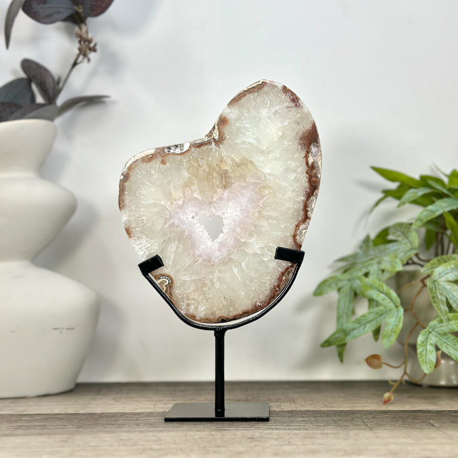 Natural Quartz Slice For Home Decor - MWS3246