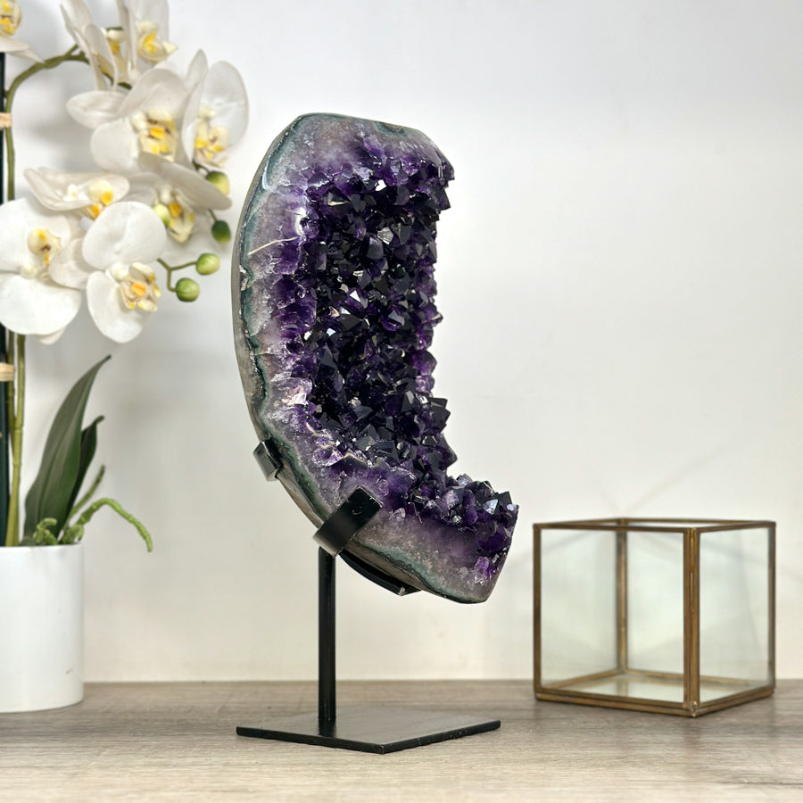 XL Natural Uruguayan Amethyst Crystal for Home Decor - MWS2475
