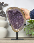 Stunning Large Natural Amethyst on Stand - MWS3325
