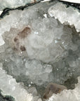 Natural Large Quartz Geode with Metallic Stand - MWS2447