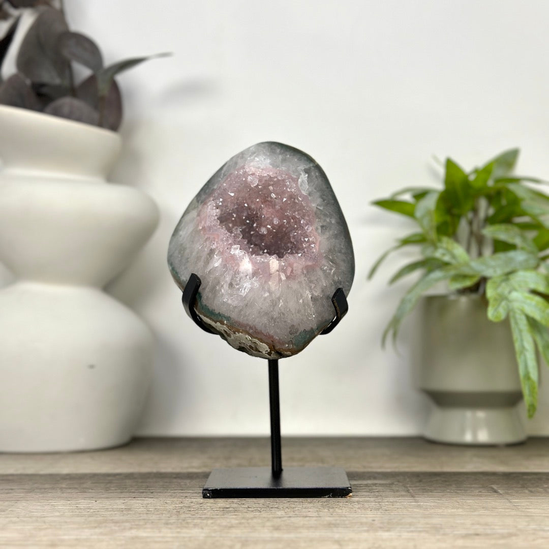 Pink Tone Amethyst Geode - MWS3373