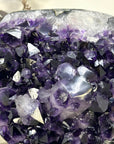 Top Grade Uruguayan Amethyst with Deep Purple Large Crystals on Stand - MWS3281