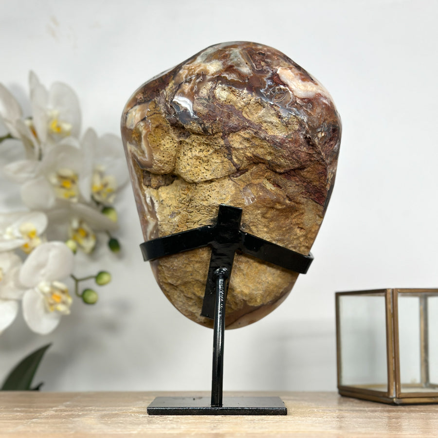 Large Natural Amethyst Cluster with Bautiful Jasper Matrix - MWS1994