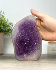 Amethyst Stone Flame Carving - FST0170