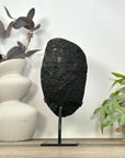 Natural Sugar Quartz Specimen on Metal Stand - MWS3197