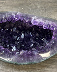 Natural Deep Purple Uruguayan Amethyst Geode - STGE0056