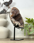 Natural Agate & Jasper Geode with Quartz Interior - MWS3166