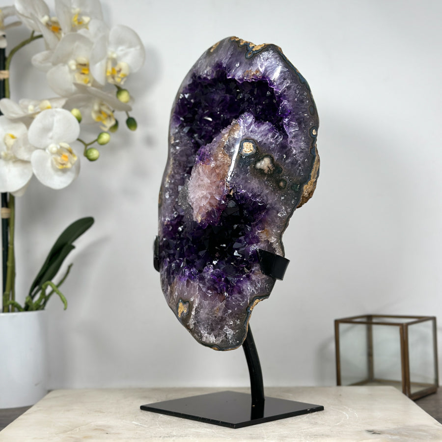 Large Natural Amethyst Crystal Geode - MWS1851