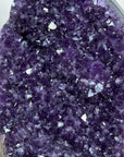Large Natural Amethyst Cathedral with Blue Banded Agate Shell - CBP1135
