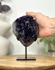Top Quality Natural Amethyst Stone - Huge Deep Purple Crystals - MWS3046