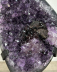 Unique Large Amethyst Cluster with Black Hematite Formation - MWS2529