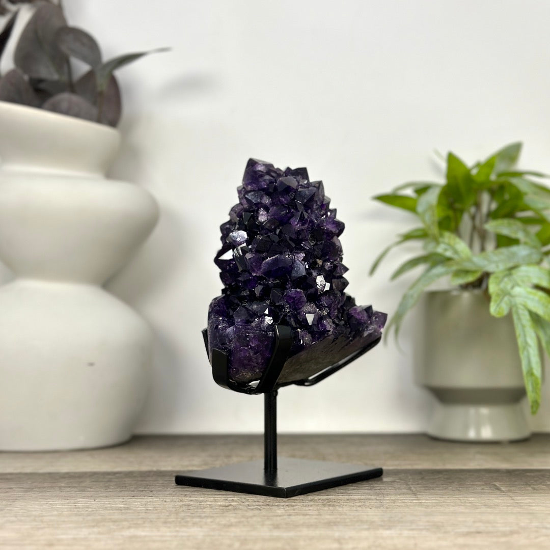 Natural Top Grade Amethyst Stalctite on Stand - MWS3370