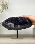 Outstanding Natural Amethyst & Agate Geode with Calcite Crystal - MWS2375