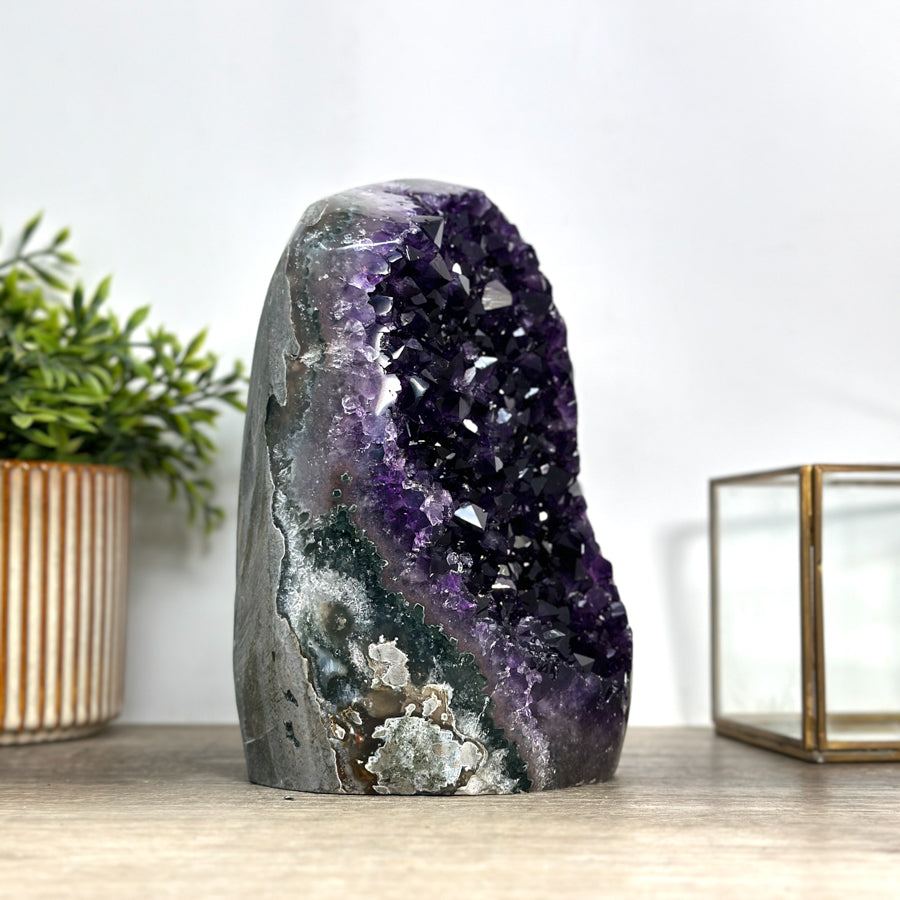 Huge Deep Purple Amethyst Cathedral - CBP1197
