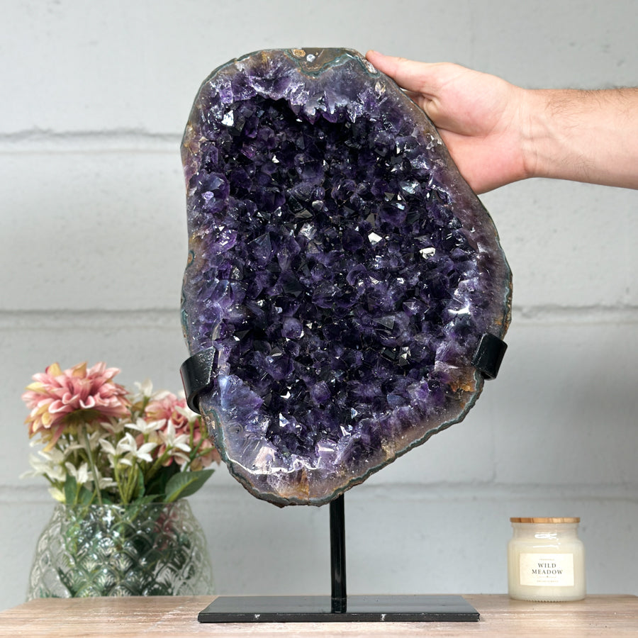 XXL 16,5 in Tall Amethyst Crystal Specimen - MWS2053
