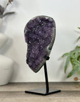 Natural Amethyst Specimen with Green Jasper Shell - MWS3231