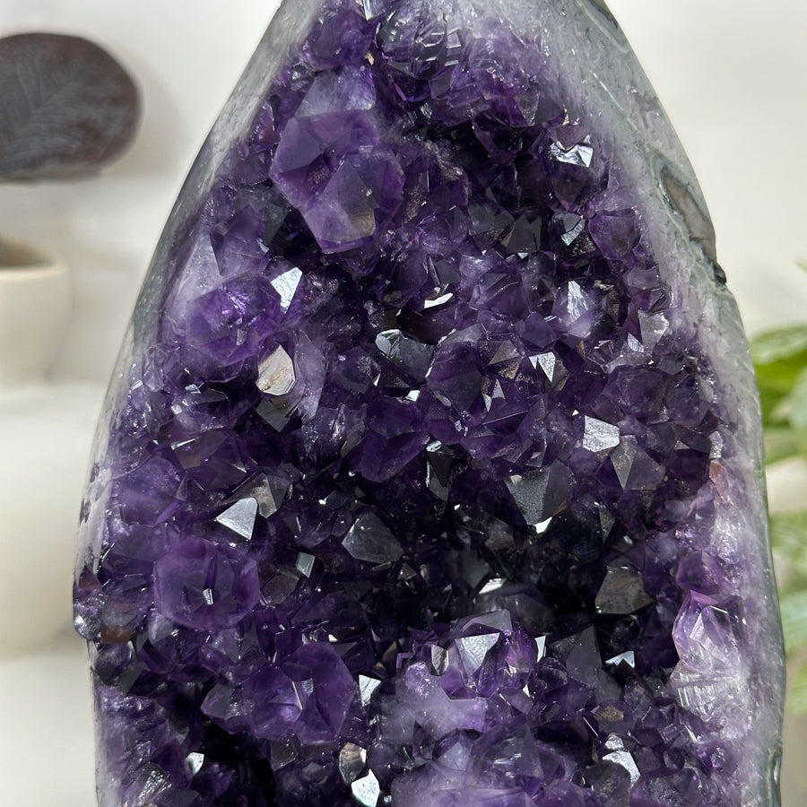 Natural Uruguayan Amethyst Crystal for Home Decor - MWS3074