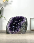 Amethyst Geode Crystal Cluster with Deep Purple Points - CBP1221