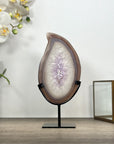 Natural Blue Banded Agate & Quartz - MWS3007