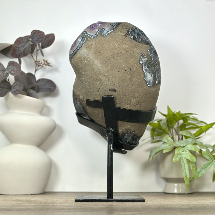 XXL Natural Amethyst Specimen on Stand - MWS3093