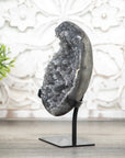 Stunning Grey Tone Quartz Geode Full of Stalactite Formations - MWS0406