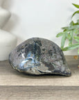 Blue Agate & Amethyst Natural Geode - STGE0036