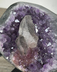 Amethyst Geode With Calcite Crystal Specimen - MWS2731