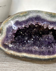 Uruguayan Amethyst Geode with Polished Shell - STGE0120