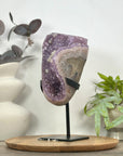 Natural Spirit Amethyst Cluster with Calcite Formations - MWS3137