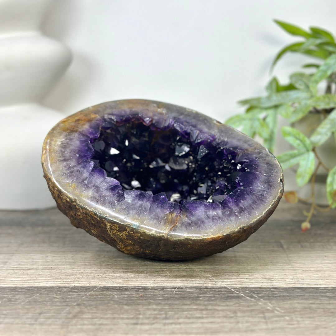Large Natural Uruguayan Amethyst Geode with Large Crystals - STGE0042