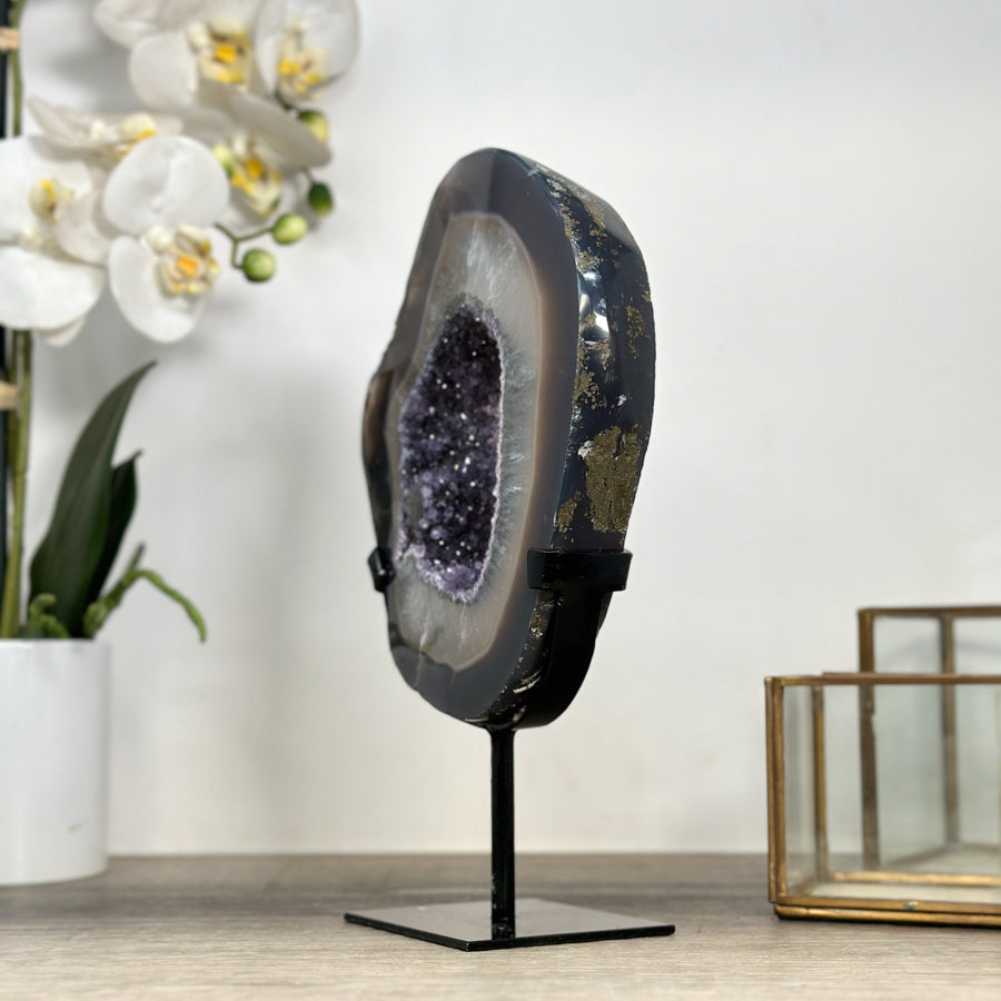 Large Agate &amp; Amethyst Crystal Portal