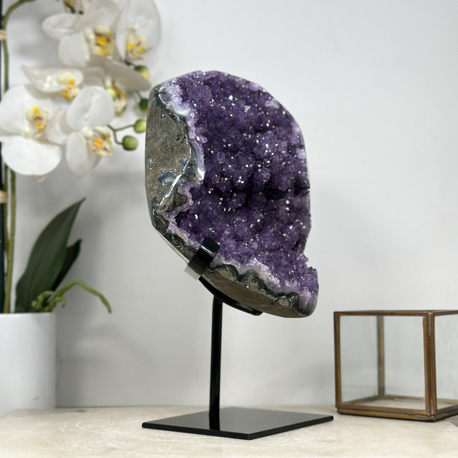 Rare Natural Amethyst Crystal Formation - MWS1920