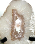 Natural Quartz Portal with Metal Stand - MWS2132