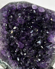 Uruguayan Amethyst Geode with Deep Purple Crystals – Natural Cluster Display on Stand - MWS2819