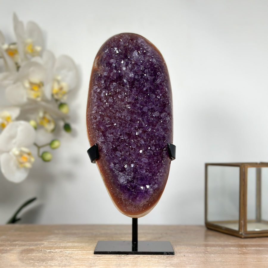 Rare Natural Amethyst &amp; Jasper Specimen - MWS1836