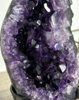 Amethyst Geode Mineral Specimen with Deep Purple Crystals for Home Decor - MWS2648