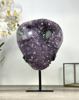 Natural Uruguayan Amethyst Crystal Cluster with Natural Calcite Inclusion - MWS2799