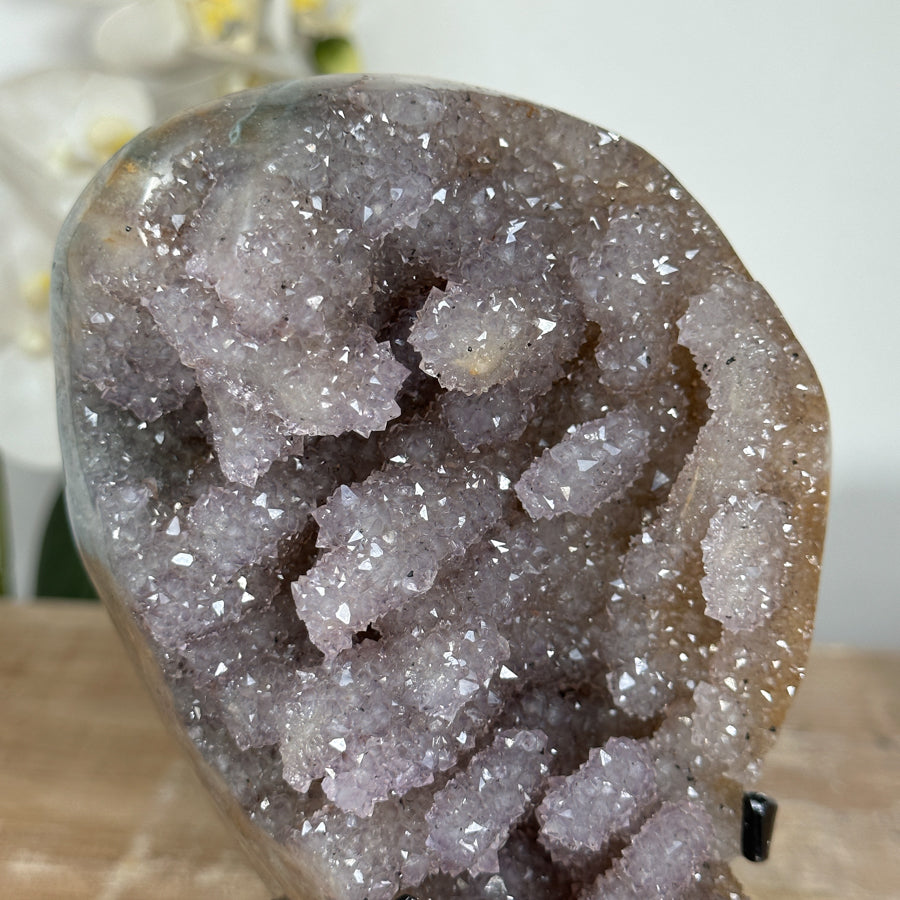 Spirit Amethyst Cluster Geode full of Stalactites - MWS1539
