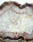 Polished Quartz Stone Slice for Home Decor - SLC0013