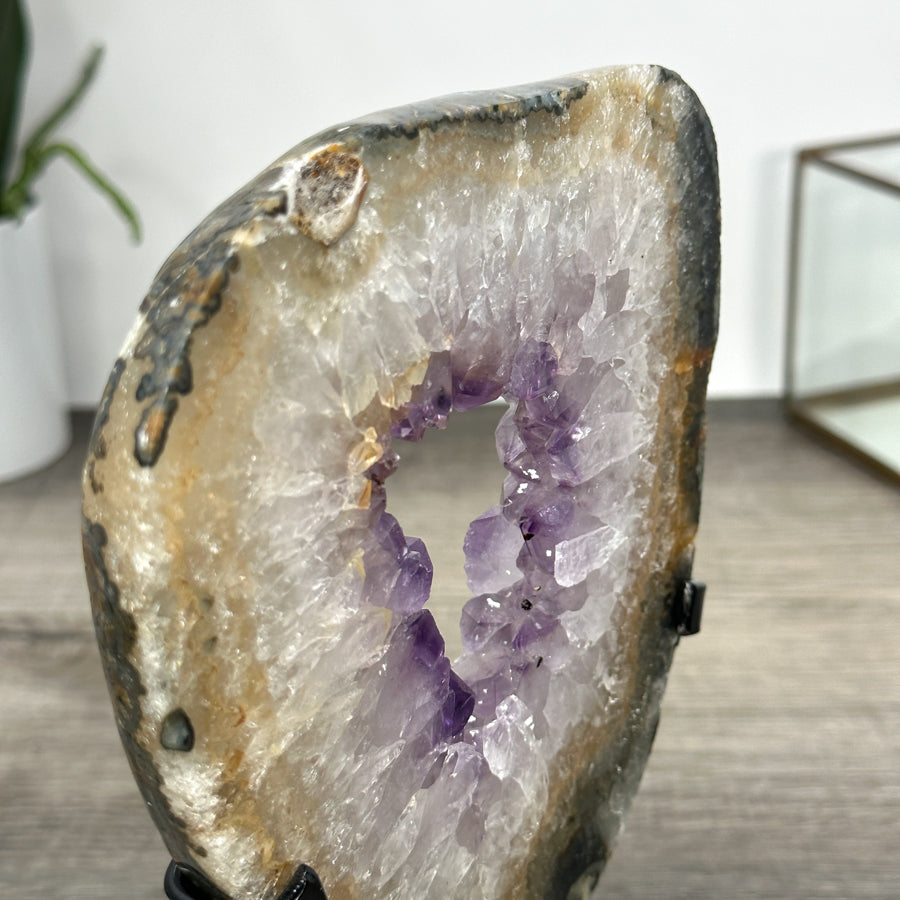 Natural Amethyst &amp; Quartz Stone Portal - MWS3010