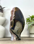 Uruguayan Blue Agate & Green Quartz Statement Piece for Home Decor - CBP1400