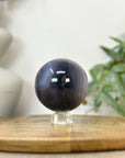 Banded Agate & Druzy Sphere Geode - SPH0222