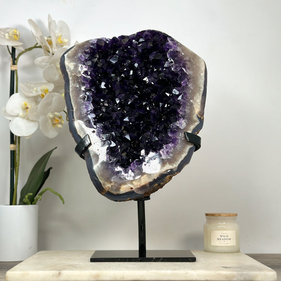 Stunning Top Grade Large Natural Amethyst Specimen - MWS2049