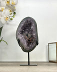 Natural Amethyst Geode with Unique Calcite Formation - MWS2874