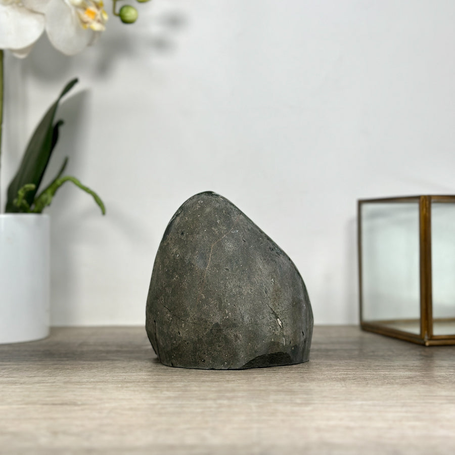 Natural Amethyst Cathedral Geode with Green Jasper Shell - CBP1212