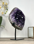 Natural Uruguayan Amethyst Geode with Green Jasper Shell - MWS2932