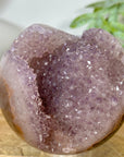 Amethyst Druzy & Jasper Sphere Geode - SPH0179