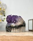 Amethyst Crystal Cluster with Calcite Inclusion - CBP1151