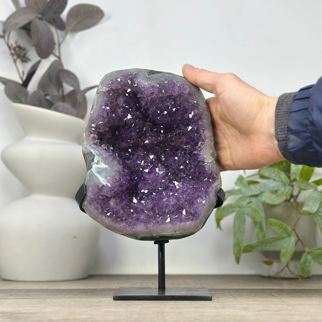 Uruguayan Amethyst Cluster for Home Decor - MWS3317