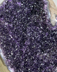 Huge XL Natural Amethyst Geode on Metal Stand - MWS3145